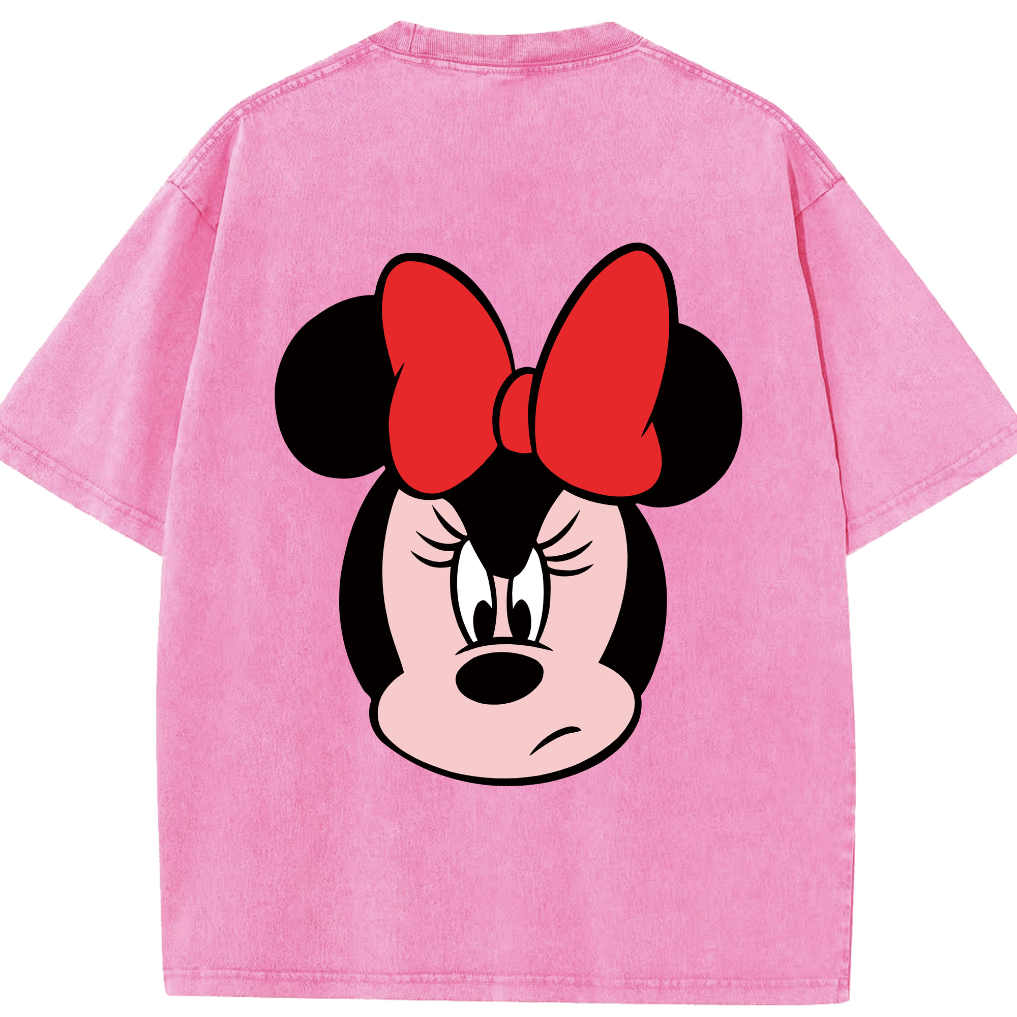 （画像用） ミッキーマウス Mickey Mouse 綿100% ヴィンテージ風 半袖Tシャツ（背面プリント）